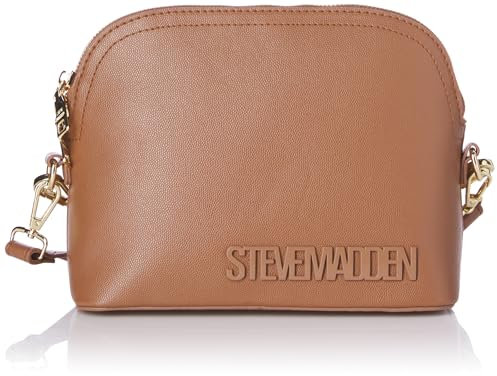 Steve Madden Damen Magee Dome Crossbody Umhängetasche, Braun