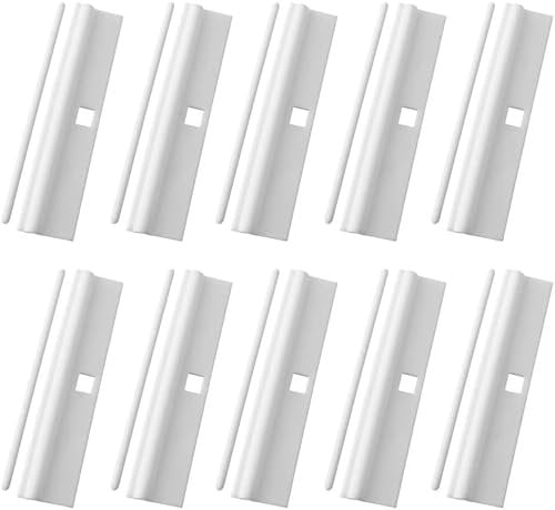 Vertical Blind Top Hangers for 89 mm (3.5 Inch) Slats, White,Spare Parts For Repair (DIYWhite, 10 Pack 89mm)