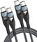 USB C to USB C 3M Long Fast Charging Cable [100W 5A 2Pack] USB Type C Charger Fast Charge Lead Usbc to Usbc Cable for iPhone 15 16 Pro Max/Plus iPad Pro/Air MacBook Pro Samsung Galaxy S23 S22 Pixel
