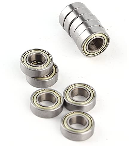 Sonew 20 Stück 688ZZ Kugellager, Metall Miniatur Kugellager, Doppelt Geschirmtes Lager für Motor (8 X 16 X 5 mm)