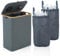 ROSOS Recycling Bin for Kitchen, 150L Extra Large Recycling bin with Lid, Indoor Home Recycle Bins with Removable Reusable Inner Bag, Recycling Bin for Bottles Cans Plastice Cartons, Grey