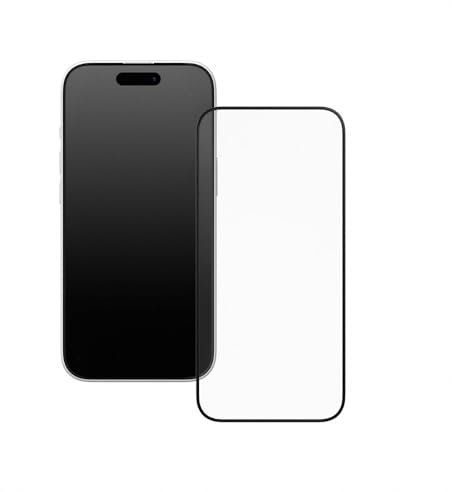 RHINOSHIELD 9H Tempered Glass Screen Protector Compatible with iPhone 15 Pro | High Transparency, Scratch and Blue Light Resistant, 3D Curved Full Coverage, Installation Tool Included