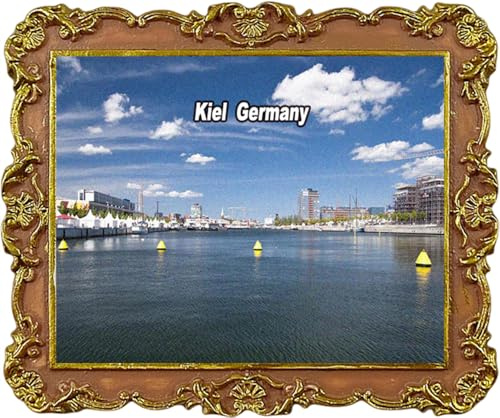 Kiel Lübeck Deutschland Touristensouvenir Kühlschrankmagnet Kühlschrankdekoration Magnet
