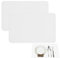 2 Pcs Silicone Mats - Translucent, Non-Slip, Heat Resistant Craft & Dining Table Mat for Children & Kitchen Worktop Protection