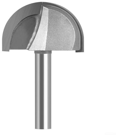 Laminato MDF impiallacciato Router Bit, 8mm Shank, Cove Core Box Cutter Tool, Tungsteno Acciaio Lama