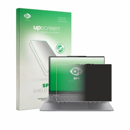 upscreen Blickschutzfolie für Lenovo Yoga 7i 2-in-1 Gen 10 14 | Anti-Spy Displayschutz Made in Germany Privacy Screen Protector Sichtschutz Blaulichtfilter Klare Folie