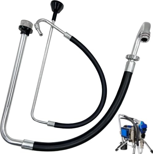 WOOLUCK® Edelstahl Saugschlauch und Reflux Line, Airless Farbspritzgerät Zubehör für Graco 390 395 490 495 595