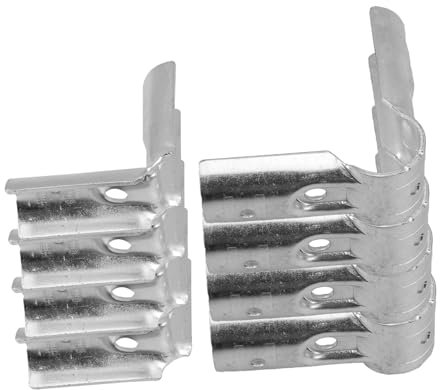 ABOOFAN Zaunklemmen Einfache Montage mit 90 Grad Winkel Rohrverbinder 4 Stück Edelstahl 25mm für Maschendrahtzaun für Handläufe