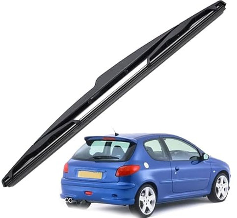 XQNNNBBB Limpiaparabrisas Coche para Peugeot 206, Escobillas Limpiaparabrisas Coche, Accesorios Coche