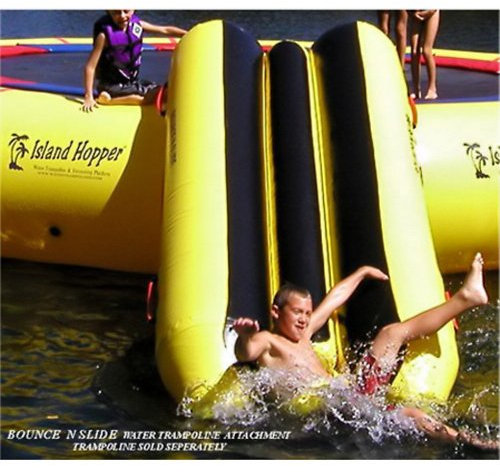 Island Hopper Bounce N Slide Water Trampoline Attachment Yellow - Slide Only
