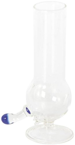 Bartl Schnapsglas Steher, lustiges Schnapsglas, Handarbeit, mundgeblasen, Transparent, Glas, Wiederverwendbar, 11 cm hoch, 5 cm Durchmesser