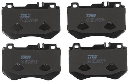 TRW GDB2078 Brake Pad Set of 4 Compatible for Mercedes-Benz C-Class (W205) 2013-2023 Front Axle and Other Vehicles