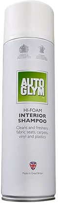 Autoglym Hi-Foam Interior Shampoo, 450ml - Care Care Spray Cleans and Freshens Fabric Seats, Carpets, Vinyl, and Plastic