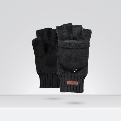 Barts Herren Haakon Bumglove Fäustlinge, Schwarz (BLACK 0001), X-Large (Herstellergröße: L/XL)