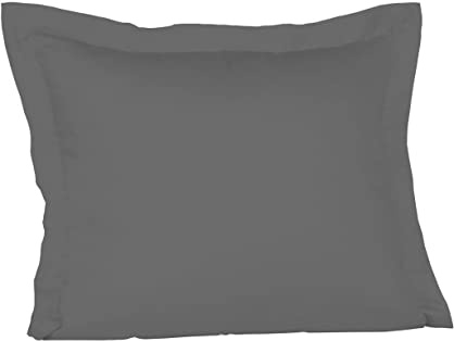 fleuresse Colours Kissenbezug, Mako Satin, steingrau, 35 x 40 cm, Colours 9100 Fb. 9039, 35/40