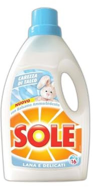 Waschmittel für die Waschmaschine und die Handwäsche. sanftes Talkumpuder