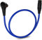 LyxPro - 0.5m - Blue - XLR Male to Right Angle Female Microphone Cable for professional Microphone & Devices