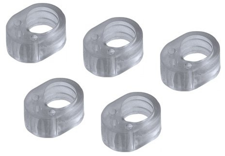 SECCARO Türklinkenpuffer, transparent, 5er Set