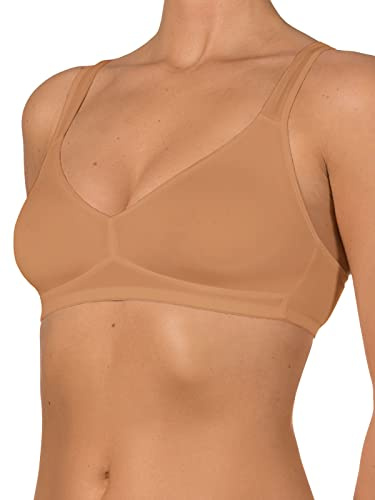 Nina von C. BH / Bra Soft BH gemoldet Secret ohne B�gel, Gr�sse:90 D;Farbe:caramel / nude