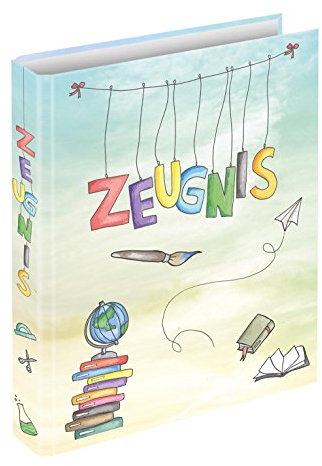 RNKVERLAG Kinder Zeugnisringbuch / DIN A4 / 4-Ringmechanik / 10 Hüllen