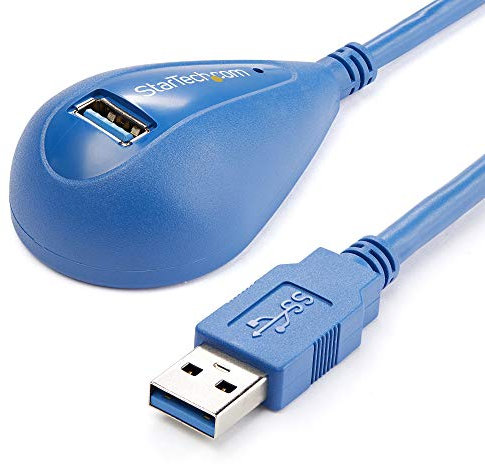 StarTech.com SuperSpeed USB 3.0 Desktop Extension Cable 1.5m USB A to A M/F