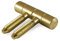 MOBILA RS00102 Cerniere per infissi ANUBA, in Ferro ottonato, Ø 9 mm, 2 Pezzi, Bronzo