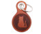 Samunshi® Katze Schlüsselanhänger Leder Gravur Motiv für Männer und Frauen Individuell Schlüssel Anhänger Geschenk 8x4,8cm Cognac braun/graviert