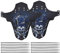 The Lord of the Tools 2x MTB Bicycle Mudguards Kit Black Blue Mountain Bike Front Rear Splash Mud Guards Ultra Thin Fit for 26¡° 27.5¡± 29¡° Wheel