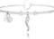SAGA GIOIELLI Armband Damen Horn Glücksbringer Stahl, 6,2 centimeters, Legierter Stahl