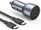 UGREEN Zigarettenanzünder USB-C 40W PD KFZ Ladegerät USB-C Autoladegerät mit 60W Ladekabel kompatibel mit iPhone 15,15 Plus,15 Pro,15 Pro Max, Galaxy S24, S23, A53