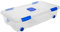 AC - Caja de ordenación de plástico Transparente N.º 11. Contenedor para almacenar Juguetes, Libros, Ropa, Mantas. Capacidad 30 litros. Dimensiones Aprox.: 73,2 x 41,2 x 17 cm