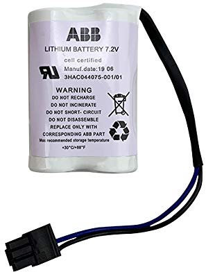 Original 3HAC044075‒001/01 pour SMB Robot CPU ABBTA521 ABB3HAC16831‒1 7.2V Batterie au Lithium