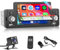 Hikity 1 Din FM Autoradio Wired Carplay Android Auto, 5 Pollici Touch Screen Stereo Auto Bluetooth con Schermo Mirror Link Bluetooth USB SWC MIC AUX Telecamera Retrocamera