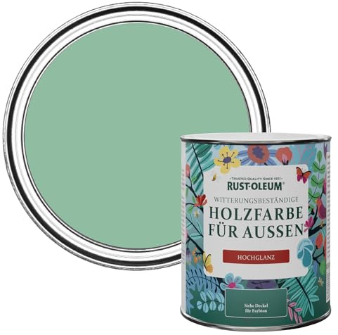 Rust-Oleum Green Mould-Resistant Garden Paint In Gloss Finish - Wanderlust 750ml