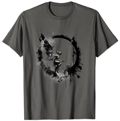 Powerful Angel en blanco y negro: Majestic and Sublime Camiseta