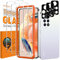QsmQam 3 Piezas Protector de Pantalla para Xiaomi Redmi Note 12 Pro 4G (No apto 5G) con 3 Piezas Protector de Lente de Cámara, Ultra HD Cristal Templado, Dureza 9H, Anti Arañazos, Sin Burbujas