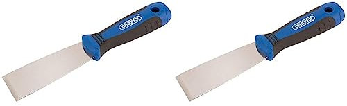 Draper 82672 Soft Grip Chisel Knife, 38 mm Size, Blue (Pack of 2)