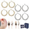 Kiramy Lymphaktivitäts-Creolen, Halolux Lymphatic Germanium-Ohrringe, Lymphvity-Magnettherapie-Ohrringe, Atheniz Magnetology Lymphvity Germanium-Ohrringe (4Pair-Colors)