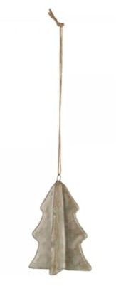 IB Laursen Tannenbaum zum hängen grün/Natur gesprenkelt, B: 4,5 H: 6,5 L: 4,5