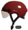 Cosmo Connected Cosmo Fusion Casque Intelligent Vélo et Trottinette avec Visière Unisex-Adult, Rubis Brillant, Taille Unique