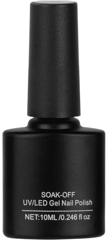No Wipe Professional Gel Top Coat, 10 ml Clear Gel Nail Polish, DIY Gel Nail Kit - Requires Soak Off and Curing Under UV LED Nail Lamp