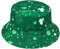 YAMEIZE St. Patrick's Day Grünes Blatt Bucket Hut - für Damen Herren Irischen Sonnenhut Double-Side-Wear Reversible Grünen Fischer Hut Kostüm Reise Strand Party
