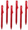 VANZACK 6 Stück Camping-zeltnägel 18 cm Verstellbare Zelthering-heringe für Den Außenbereich Stabile Zeltnägel Aus Aluminiumlegierung Strand- und Landnutzung