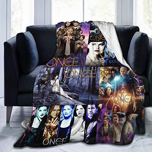 Once Upon A Time Flanell-Überwurf, Luxuriöse Ultraweiche Mikrofleece-Decke für Bett, Couch und Sofa