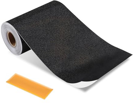 ZTOWOTO Wallpaper Borders Self-Adhesive，Ceiling Coving For Wall Borders Door Frame Window Frame Decoration,Self Adhesive Border for Home Bathroom Kitchen Living Room Wall (Pearlescent black,1000*10cm)