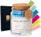 Bible Verses Jar 90 Stück Mini-Bibelvers-Karten Gebetsglas mit farbigen Bibelversen Schrift Karten mit Bibelversen Glas Mutmacher Geschenk für Christliche Ermutigung Aufmunterung Geschenke