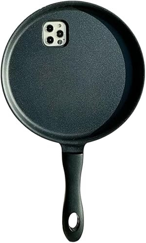 Frying Pan Phone Case, Funny Creative Pan,TPU Fashion Trend Bumper Protective Cover for Samsung S21 Black