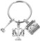 GALPADA Porte-clés Balance pendentif porte-clés avocat bijoux balance de justice Porte-clés créatif porte-clés juge pendentifs clés suspendus créatifs ornement de à dos