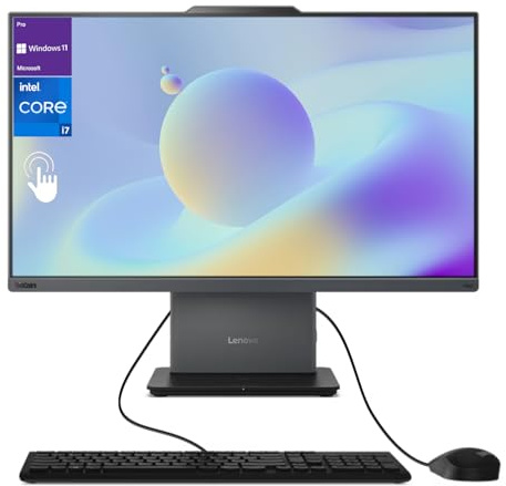 Lenovo ThinkCentre Desktop all-in-one, display Full HD da 23,8 pollici, Intel i7-13620H 13a generazione, 32GB DDR5 SODIMM, 1TB SSD, webcam, HDMI, RJ-45,