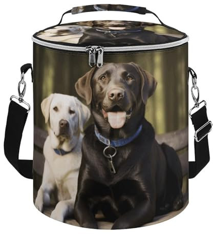 Camping-Kühltasche, Labrador-bedruckte Kühltasche, isolierte Reise-Kühltasche, Lebensmittel-Kühltasche